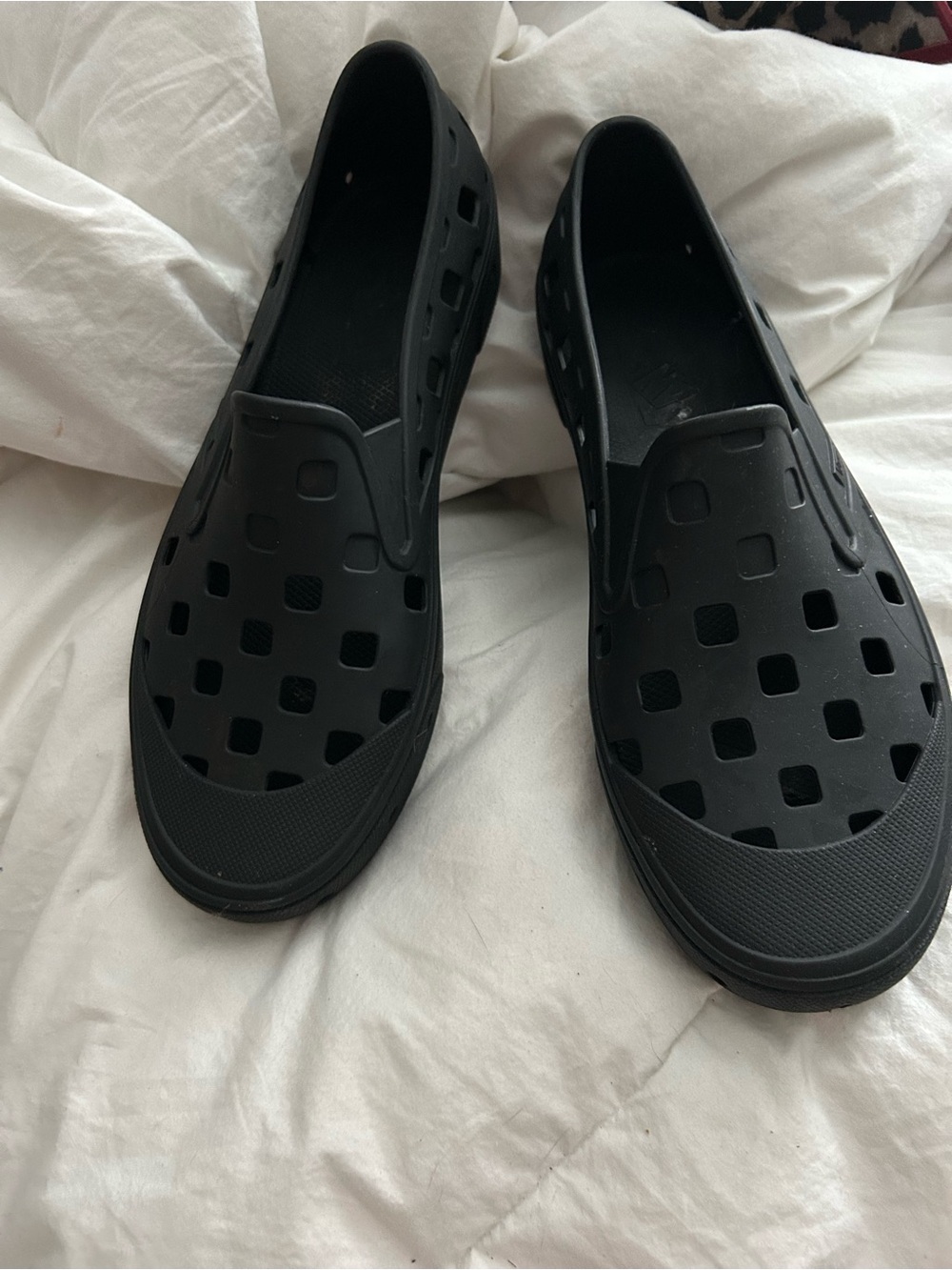 Vans Slip-On Silicone Shoe Black Womens’ size 9.5